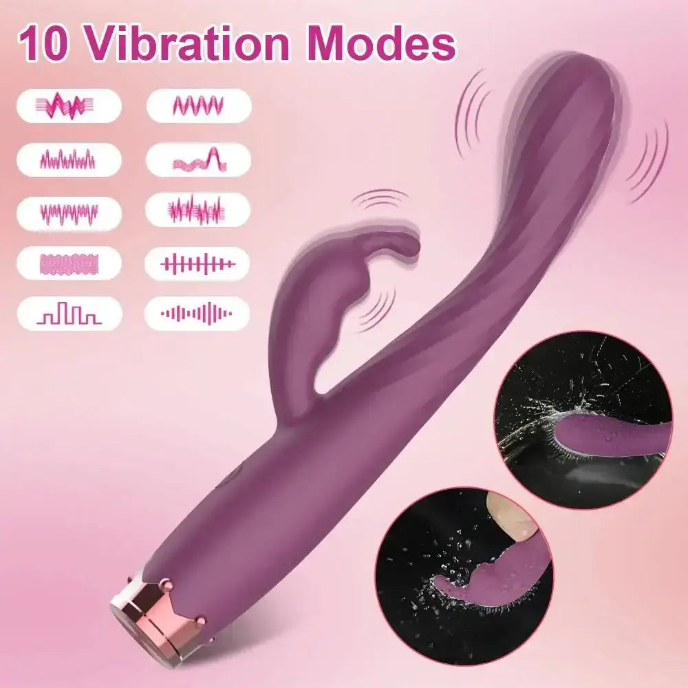 Beginner G-Spot Vibrator for Women Vagina Rabbit Vibrator Clitoris Stimulator Female Masturbator Adult Goods Sex Toy