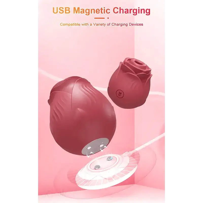Rose Sucking Sex Toys Dildo Vibrator for Women 3in1 Thrusting G Spot Anal Vibrators Stimulator Female Vibrating Egg