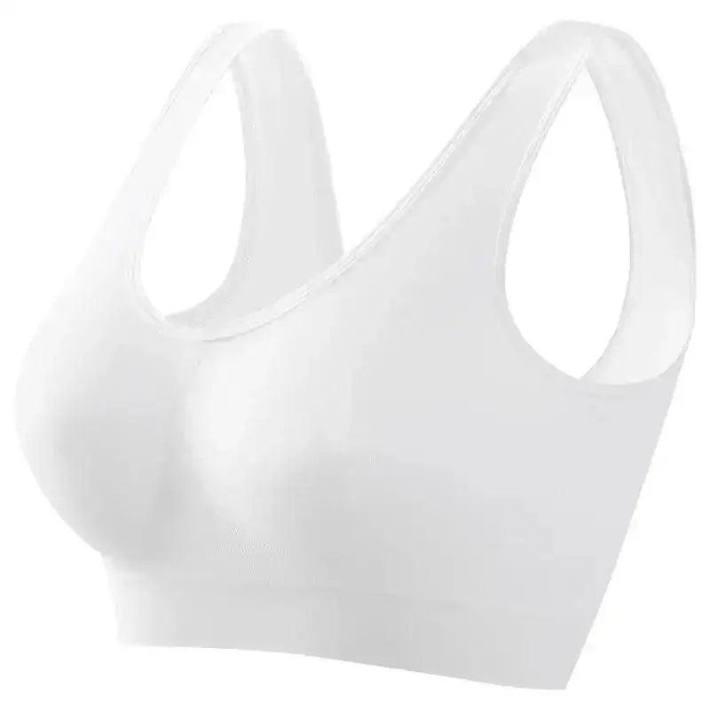 Women's S - 5XL Seamless Bra Push - Up Sports Bra Non - wire Crop Tops Solid Color Sexy Lingerie No Pads Breathable Female Brassiere - The Lady's Haven