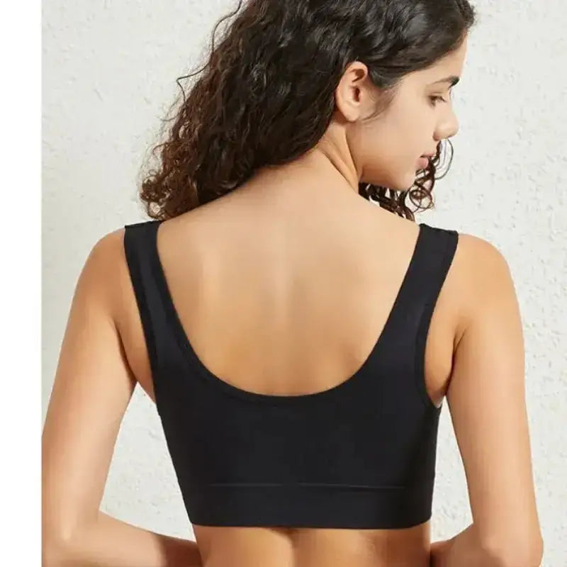 Women's S - 5XL Seamless Bra Push - Up Sports Bra Non - wire Crop Tops Solid Color Sexy Lingerie No Pads Breathable Female Brassiere - The Lady's Haven