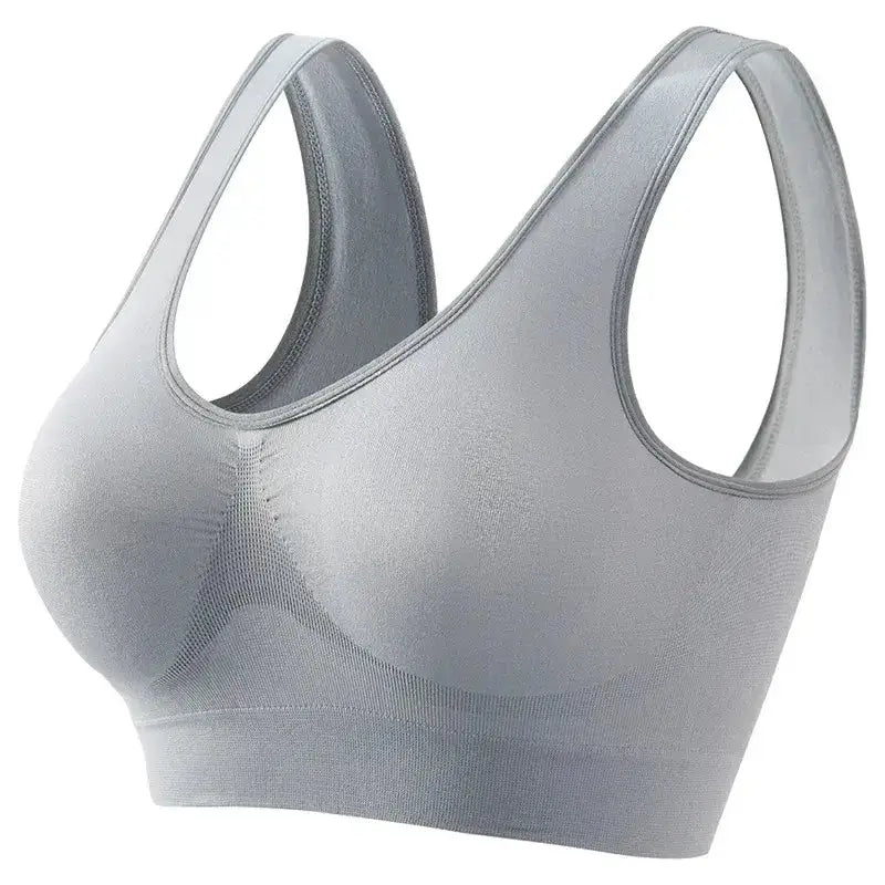 Women's S - 5XL Seamless Bra Push - Up Sports Bra Non - wire Crop Tops Solid Color Sexy Lingerie No Pads Breathable Female Brassiere - The Lady's Haven