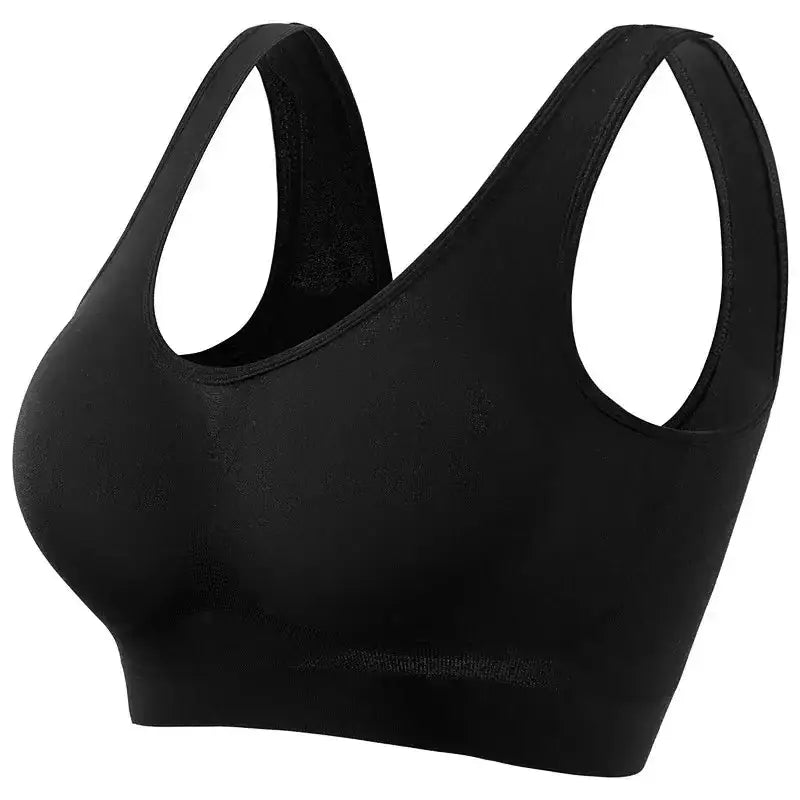 Women's S - 5XL Seamless Bra Push - Up Sports Bra Non - wire Crop Tops Solid Color Sexy Lingerie No Pads Breathable Female Brassiere - The Lady's Haven