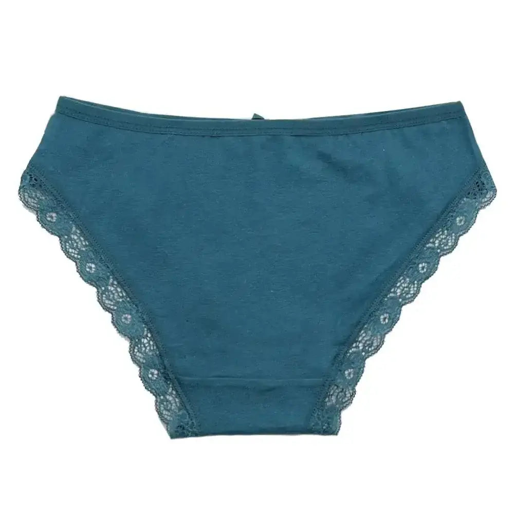 5 PCS/SET New Arrival Low Rise Ladies Sexy Lace Panty Underpants Panties For Women Lingerie Cotton Briefs - The Lady's Haven