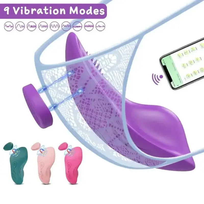 APP Wearable Vibrator for Women Bluetooth Control Egg Clit Stimulator Magnetic Wear Vibrating Female Masturbator Sex