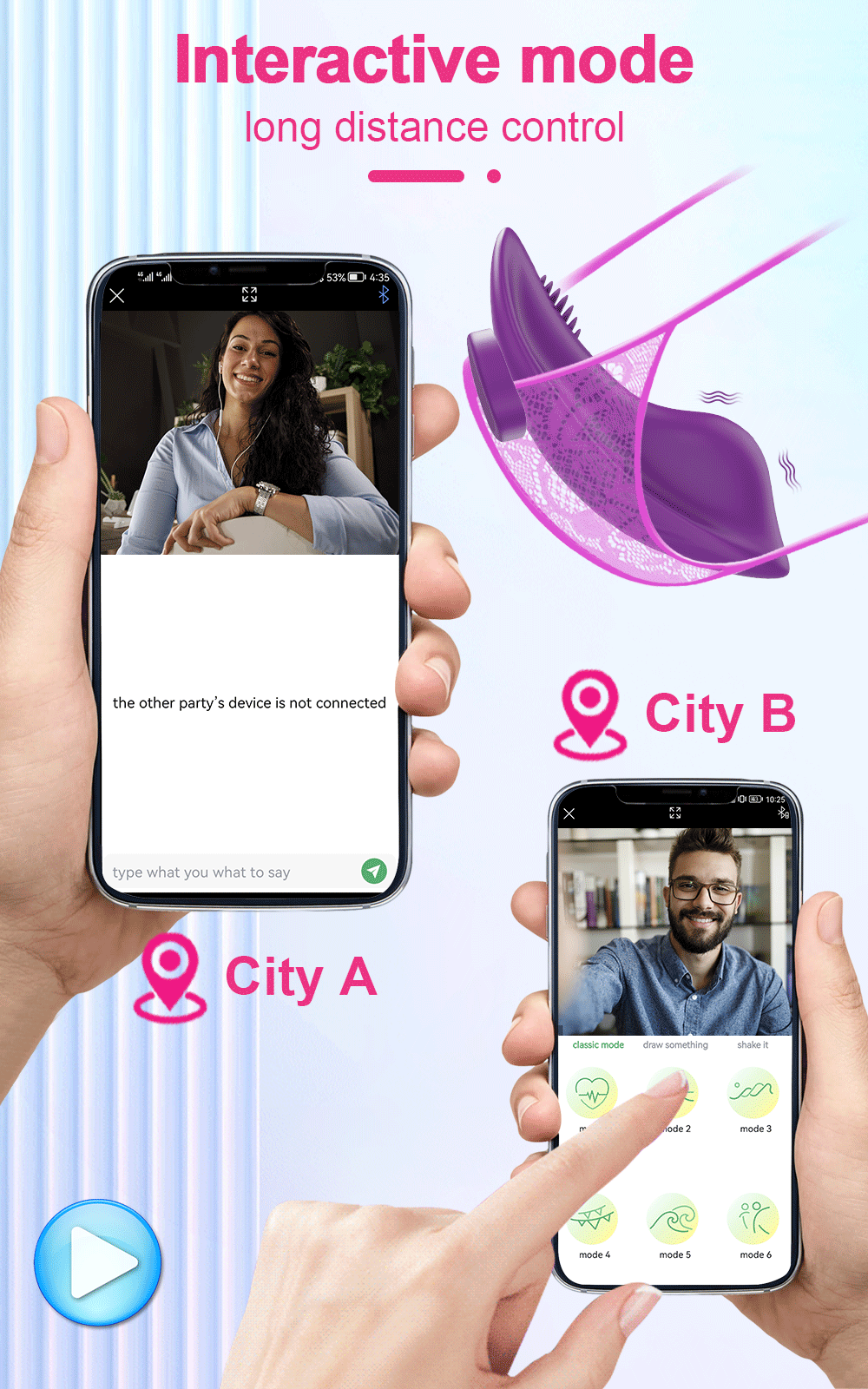 APP Wearable Vibrator for Women Bluetooth Control Egg Clit Stimulator Magnetic Wear Vibrating Female Masturbator Sex