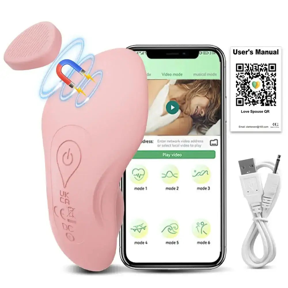 APP Wearable Vibrator for Women Bluetooth Control Egg Clit Stimulator Magnetic Wear Vibrating Female Masturbator Sex