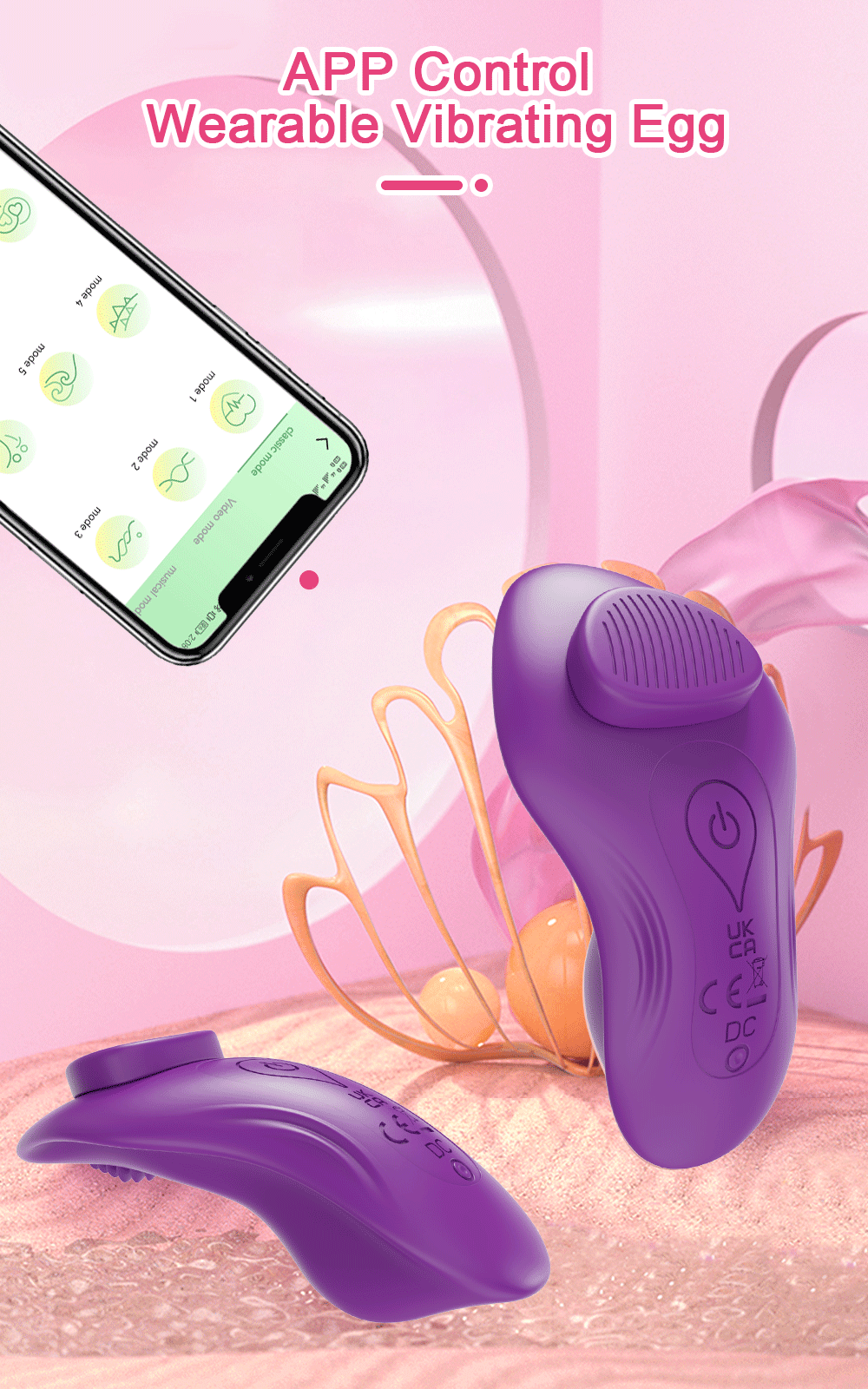 APP Wearable Vibrator for Women Bluetooth Control Egg Clit Stimulator Magnetic Wear Vibrating Female Masturbator Sex