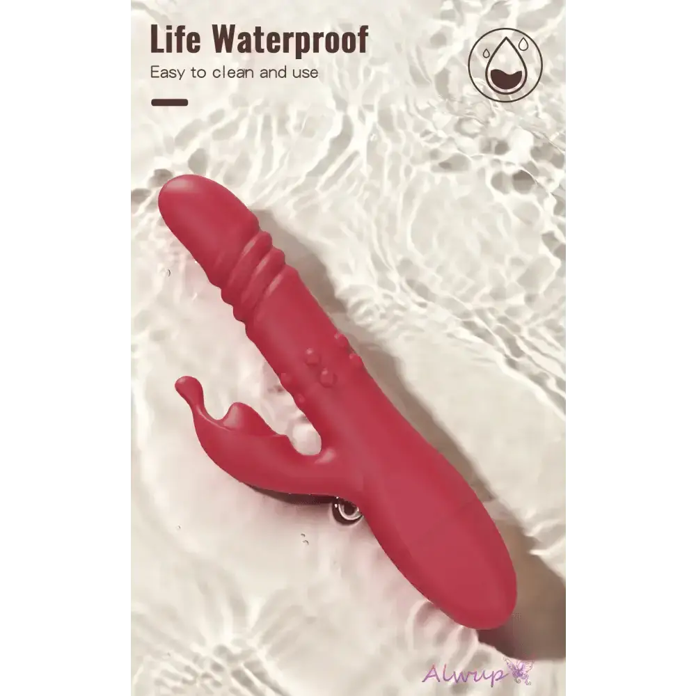 Rabbit Vibrator For Women Powerful G Spot Telescopic Rotating Clitoris Vagina Stimulator Female Masturbator For Adult
