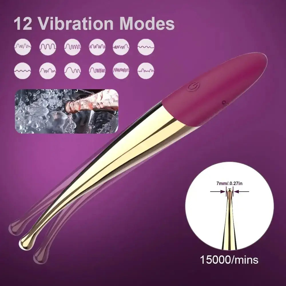 Silicone G - spot Vibrator Mini Vibrator With 12 Speed Anal Sexy Toys Massager Sex Adult Toys For Women Clitoris Vibrators - The Lady's Haven
