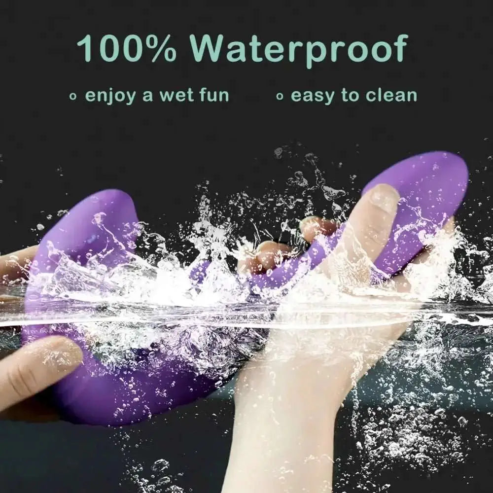 Strapless Strap-on Dildo Vibrator with Remote Control for Women Lesbian Couples G-Spot Double-Ended Adult Sex Toys